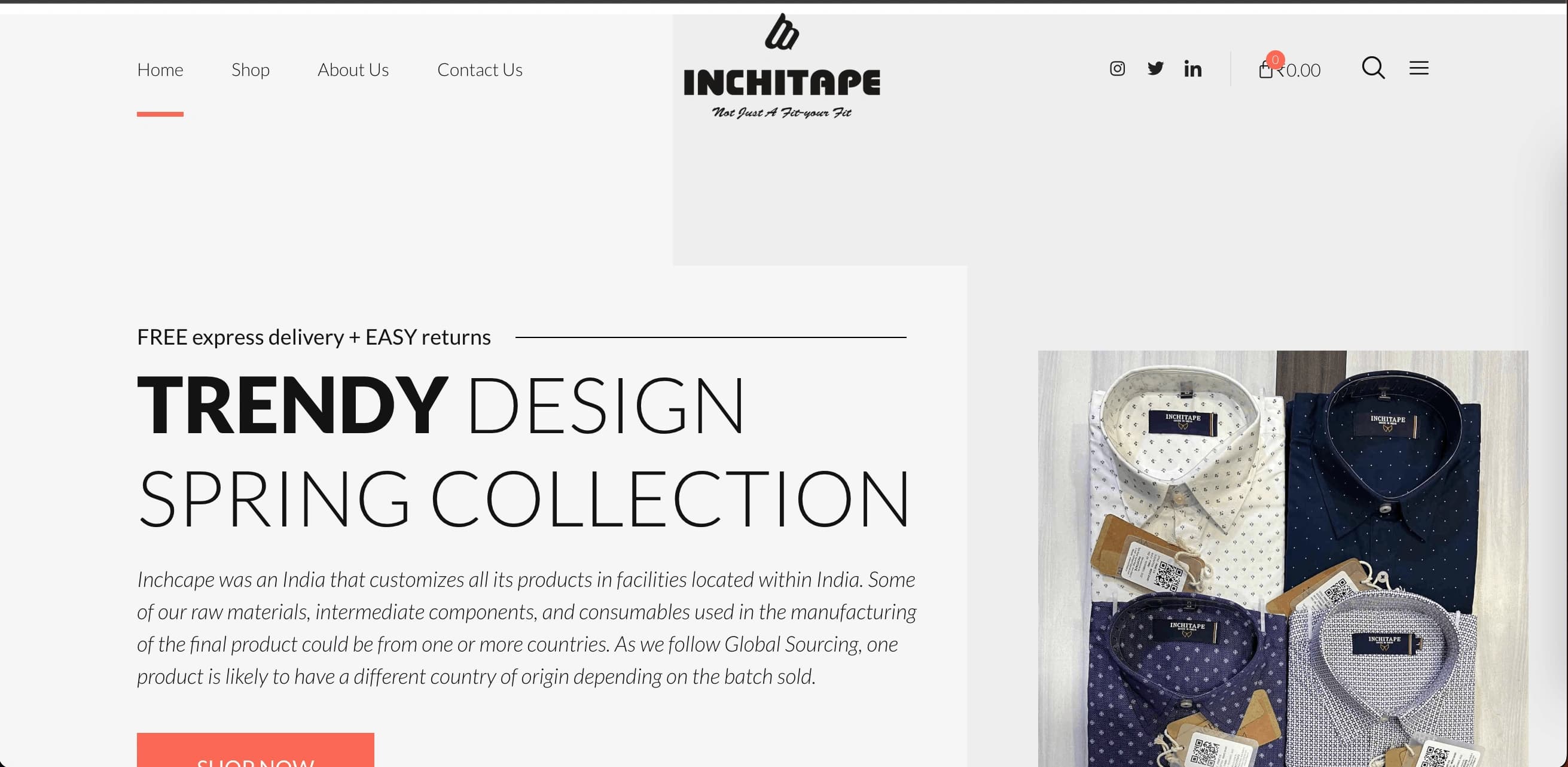 Designing an online clothing store made for fast browsing and easy buying