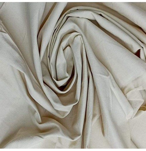 Indian Supplier's Cheap Price Plain Cotton Twill Fabric for Clothing Woven Dress Use from Cotton Fabric Collection