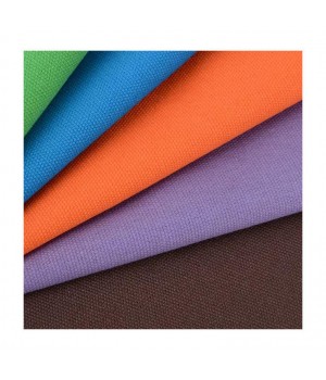 Reasonable price 100% cotton Solid Color dyed canvas organic cotton fabric roll textile for clothing