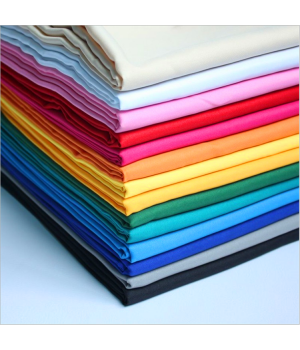 High Quality Wholesales Solid Tela De Algodon 100% cotton Twill Woven Pure Organic cotton fabric For Clothing