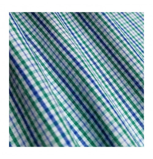 Manufacturer yarn dyed plaid 80 polyester 20 cotton check white cotton fabric for clothing