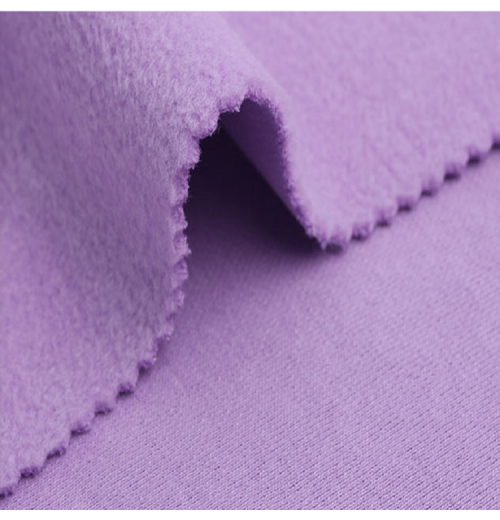 Heavy Weight 100% Cotton Soft 360gsm Brushed Knitted French Terry Fleece Fabric For Hoodies Sweatshirts