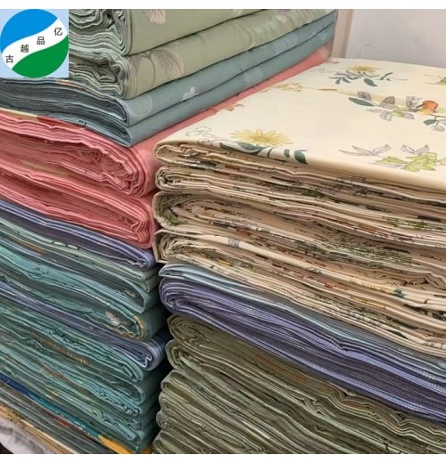 China textile woven 100% cotton fabric for bedding cotton printed stock lot quality wholesale