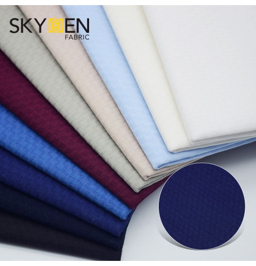 Cheap Hot Sale Cloth Material Fabric High Quality Dobby Cotton Men's Shirting Fabric